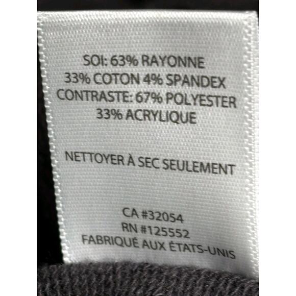 Anthropologie Dolan Knit Sweater Womens Sz XL Black Cardigan Ruana Aztec Tribal - Picture 5 of 7